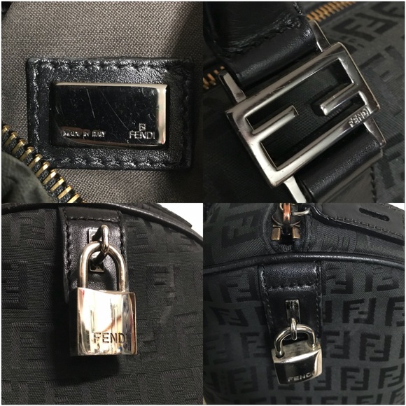 🔴SOLD🔴 Fendi Zucchino Boston bag - Picture 5 of 8